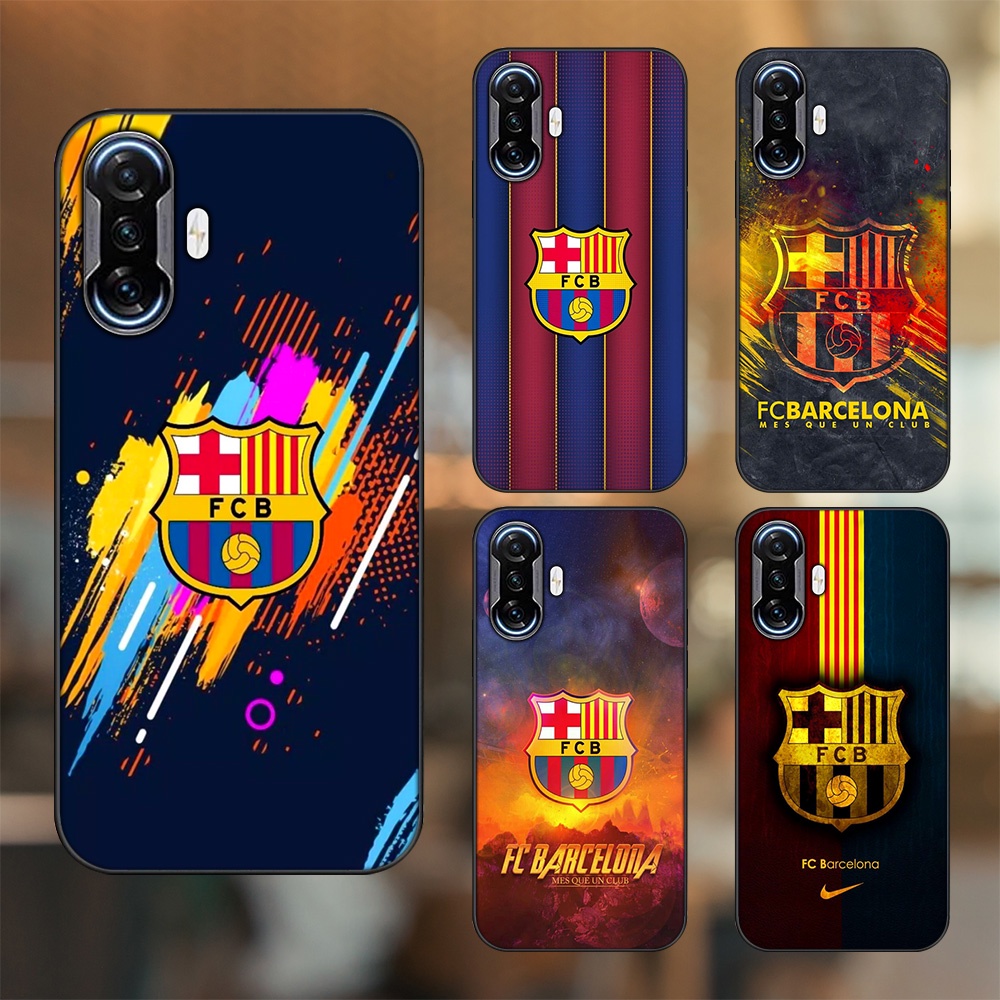 Ốp lưng Xiaomi K40 Gaming viền đen in hình Barcelona Barca