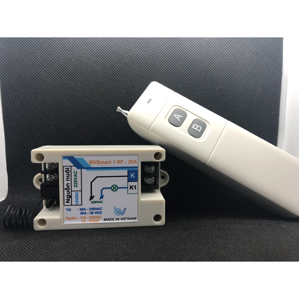 BVSmart 1RF-30A  Điều Khiển Không Dây 1 thiết bị 40m - 3km