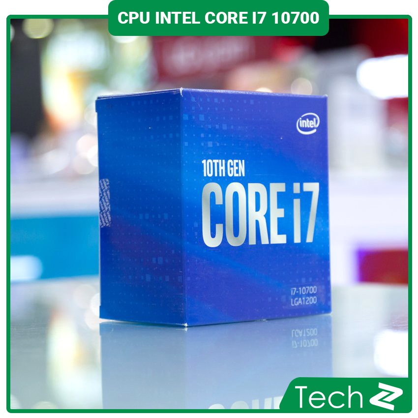 CPU Intel Core i7 10700 (2.9GHz turbo up to 4.8GHz, 8 nhân 16 luồng, 16MB Cache, 65W)