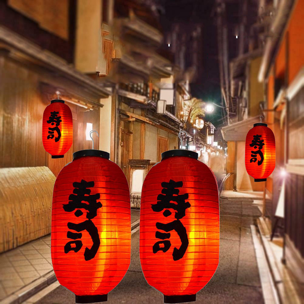 Đèn Lồng 10 Inch Chống Thấm Nước Phong Cách Nhật Bản Dùng Để Trang Trí Nhà Hàng