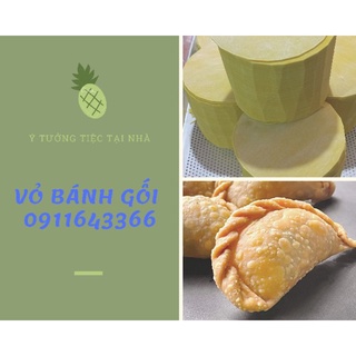 Combo 50 Vỏ bánh gối Vỏ bánh không ngấm mỡ, đường kính 15cm, chất lượng