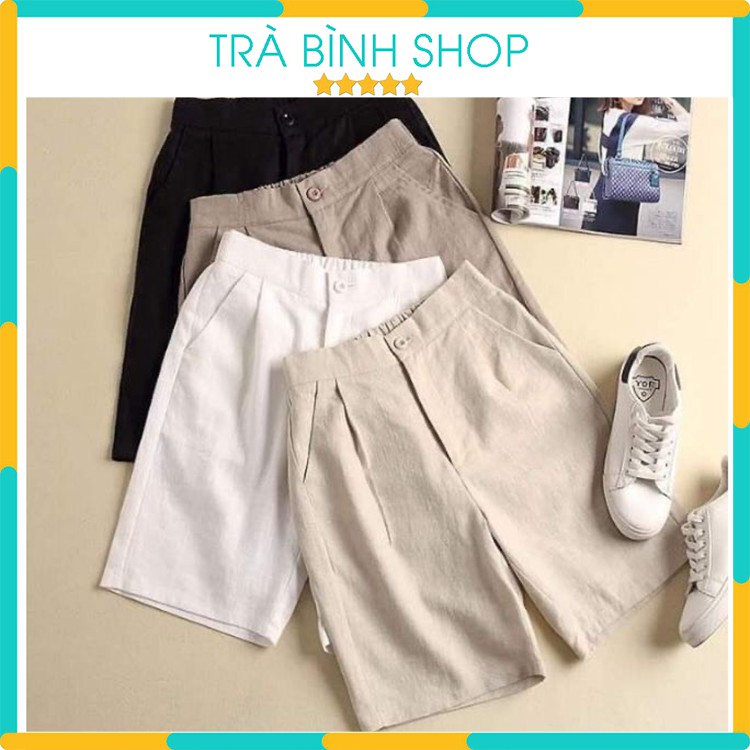 Quần Đũi Ngố Lưng Chun Phía Sau Bốn Màu Siêu Thoáng Mát