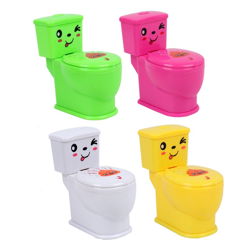Đồ Chơi Bồn Cầu Phun Nước 3d Vui Nhộn Cho Người Lớn Và Trẻ Em Toilet nhà vệ sinh bắn nước