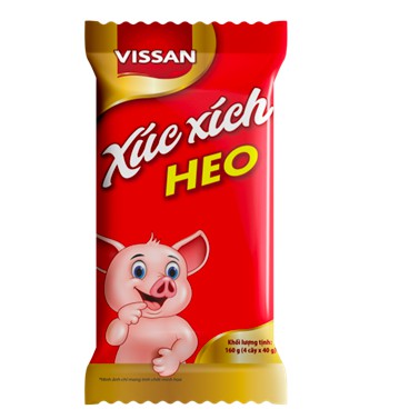 Xúc xích Ăn Liền Vissan 160g (4 cây x 40g)