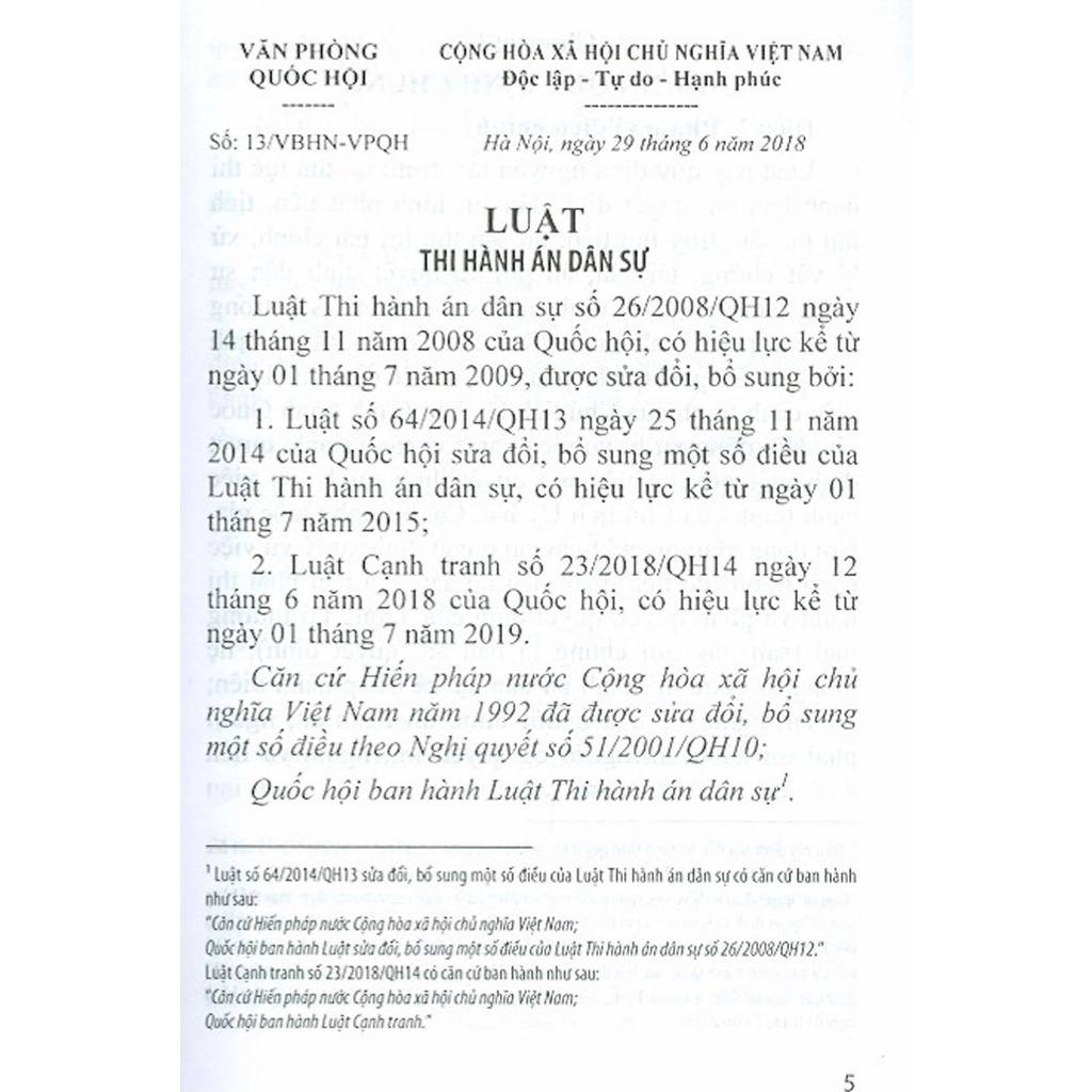 Sách - Luật Thi Hành Án Dân Sự