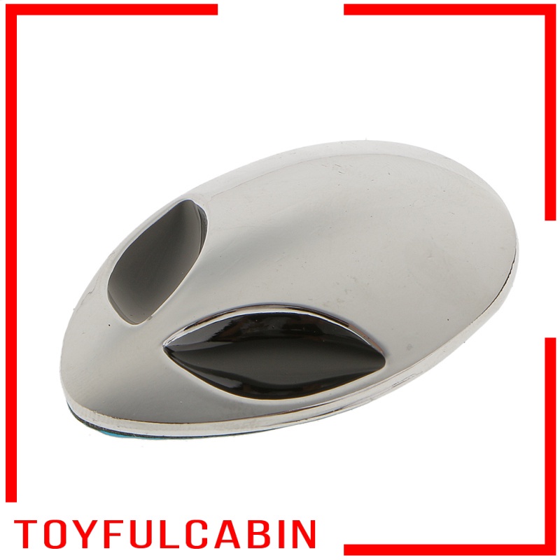 Miếng Dán Kim Loại Hình Đầu Người Ngoài Hành Tinh 3D Sáng Tạo Trang Trí Xe Hơi