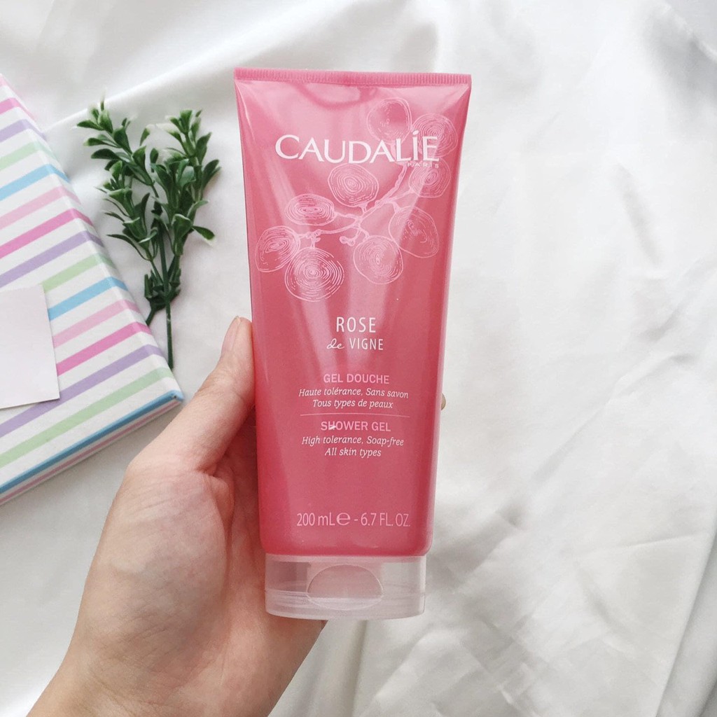 [HÀNG PHÁP CHUẨN]Sữa Tắm Hương Nước Hoa Caudalie Hương Hoa Hồng 200ml Nội Địa Pháp