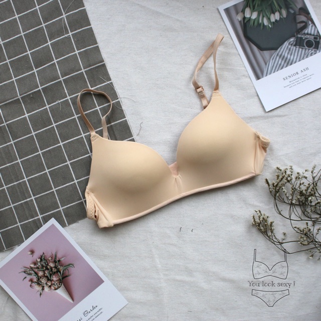 Áo lót màu sắc trơn không gọng, mút mỏng, nâng ngực ALU1 | BigBuy360 - bigbuy360.vn