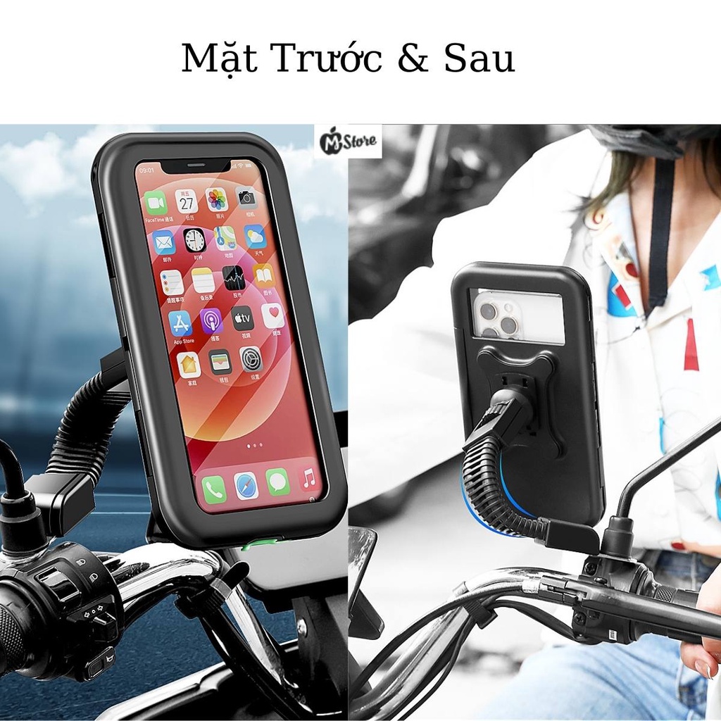 Kẹp Đt Xe Máy Giá Đỡ Điện Thoại Xe Máy Chống Nước Giá Để Điện Thoại Trên Xe Máy Đi Mưa