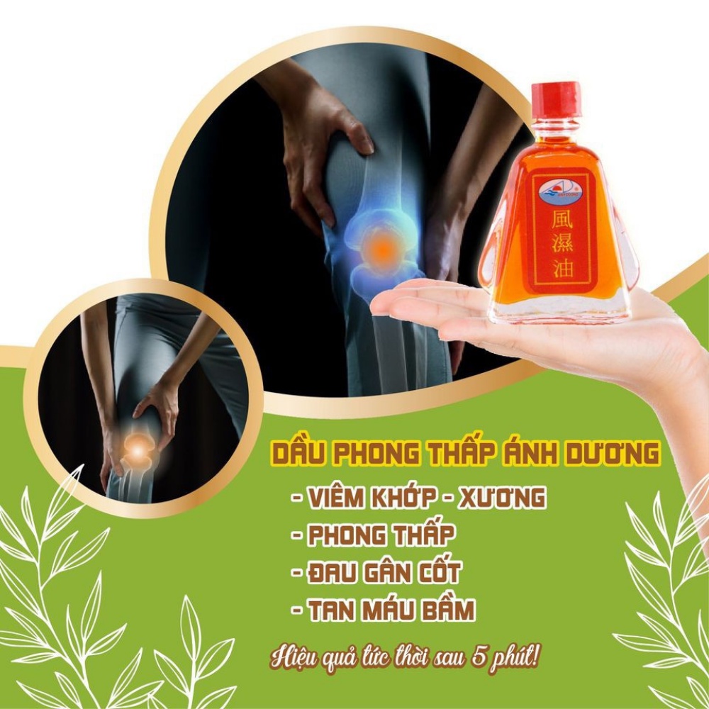 Dầu phong thấp Ánh Dương 1 lốc 5 chai 10ml NATUMART