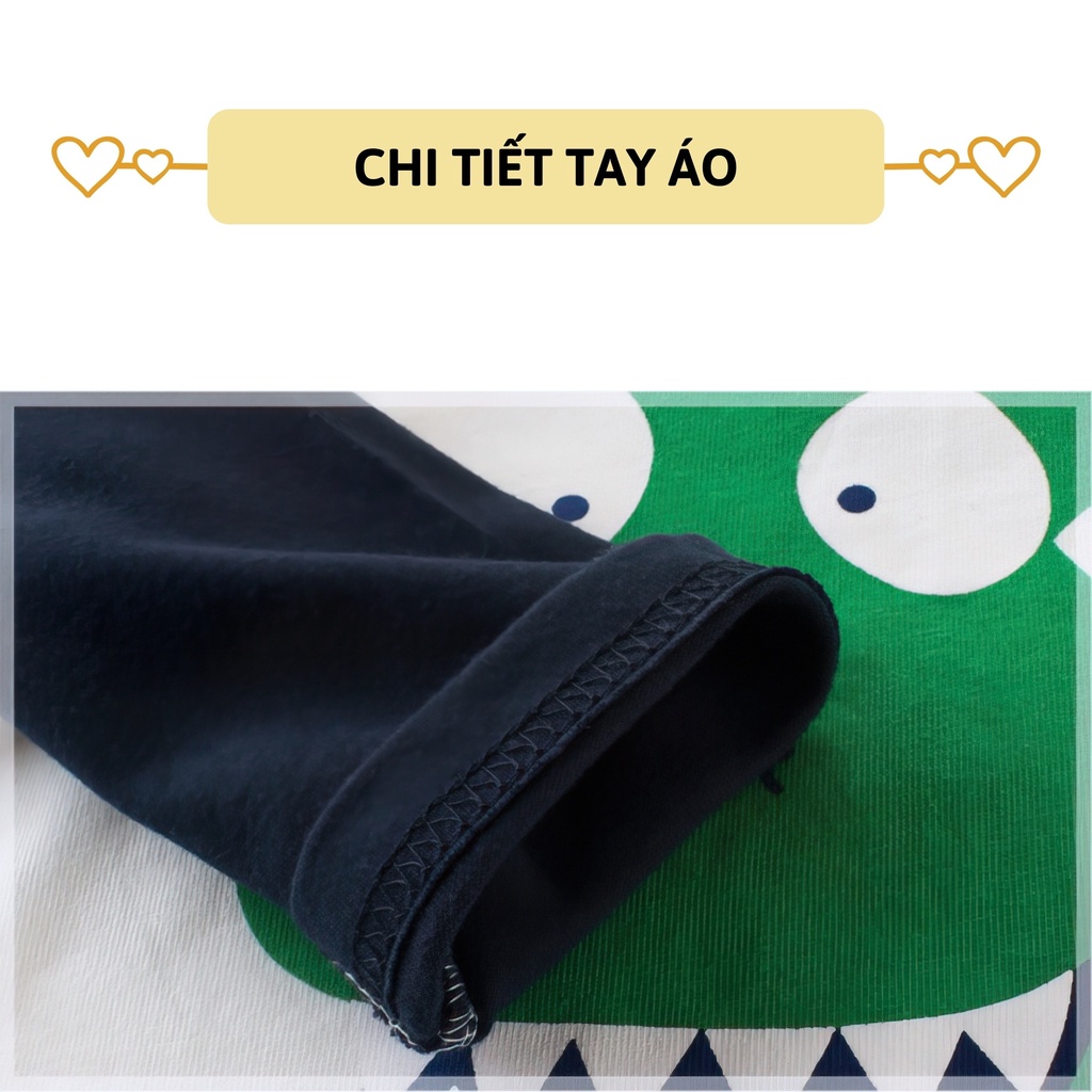 Áo thun dài tay bé trai 27Kids áo thu đông nam 100% Cotton cho trẻ từ 2-10 tuổi BLTS5