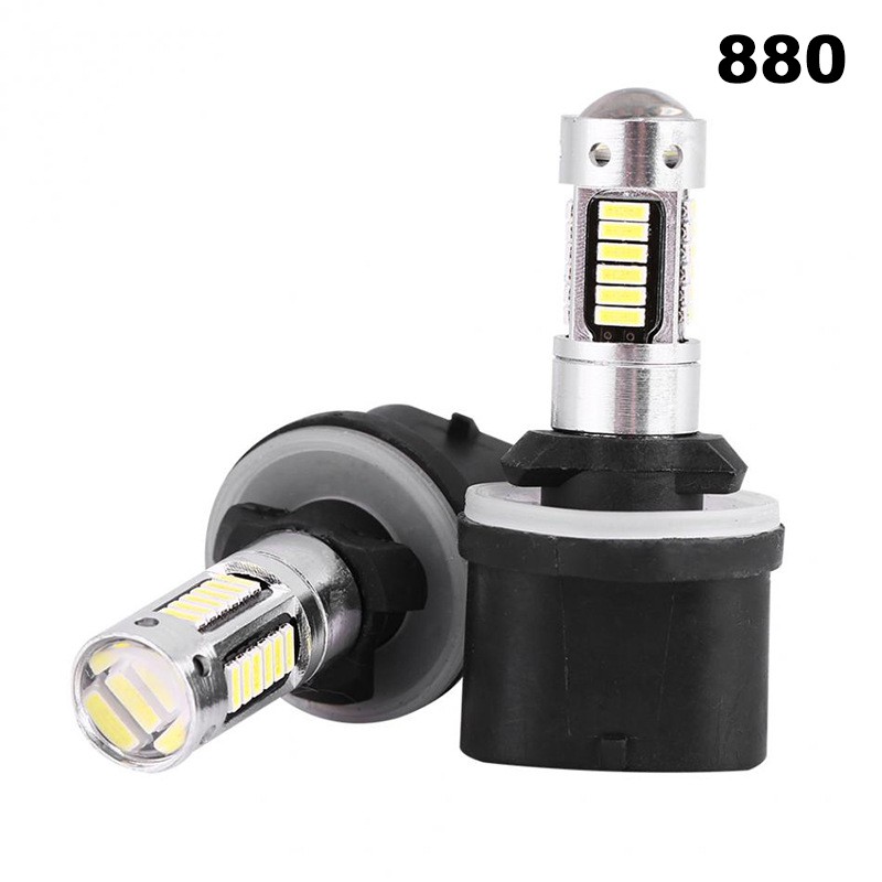 Set 2 Bóng Đèn led Sương Mù 6500k 30smd h1 h3 881 880 12v Cho Xe Hơi