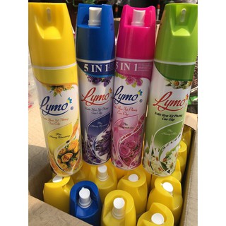 Xịt Thơm Phòng Lymo 5 In 1 350ml