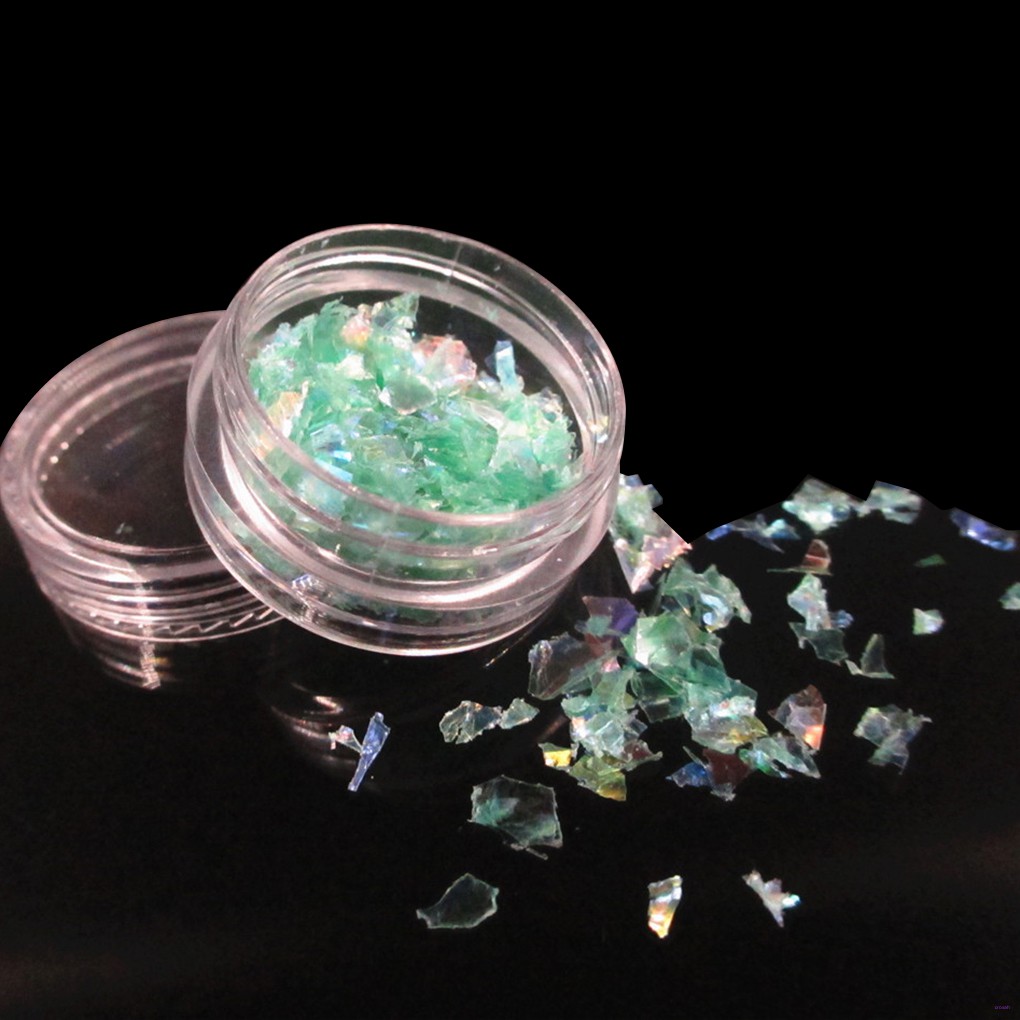 [Hàng mới về] 4 Hộp phụ kiện kim tuyến lấp lánh dùng trang trí móng tay nghệ thuật