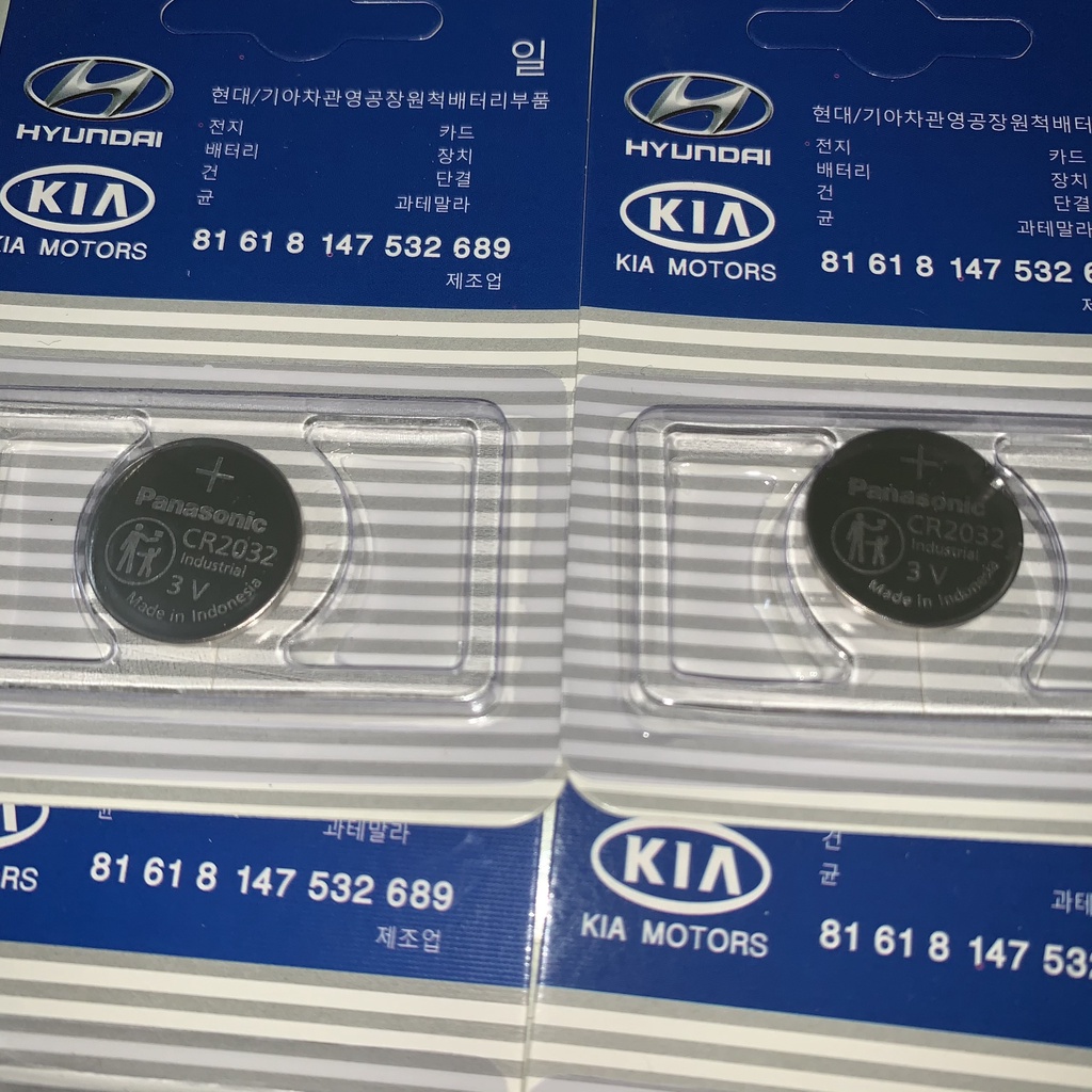 Pin Cúc Áo Cao Cấp CR2032 Dùng Thay Pin Chìa Khóa Xe Hyundai, Kia