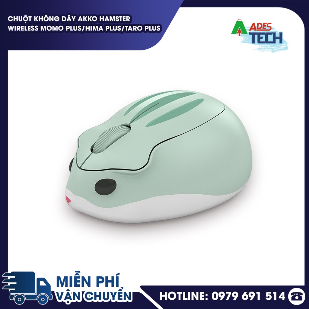 Chuột Không Dây AKKO Hamster Wireless MOMO Plus/Hima Plus/Taro Plus | Chuột Cute Dễ Thương | Bảo Hành 12 Tháng
