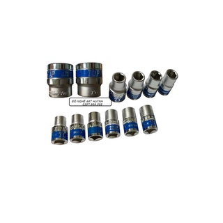 Đầu tuýp ngắn, đầu khẩu ngắn 1/2" top đủ size 8mm-32mm