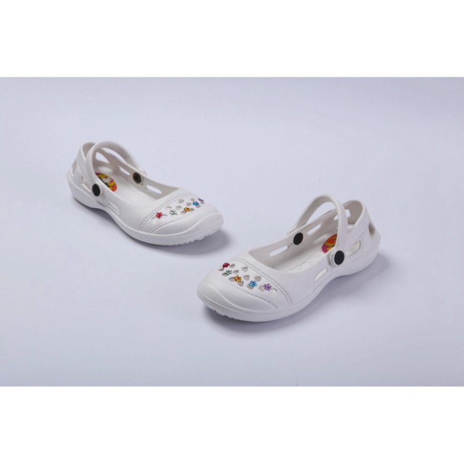 Giày búp bê trẻ em Fashy Germany ST. Lucia (Màu trắng)