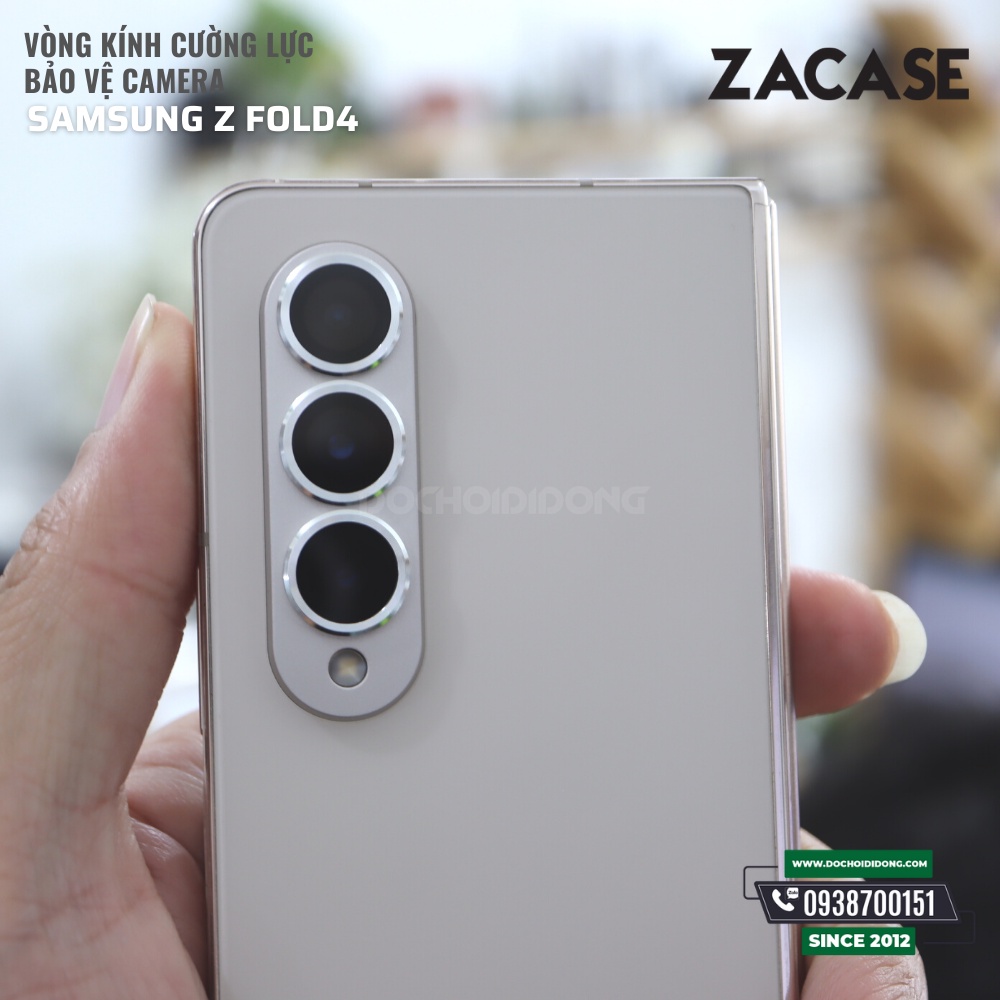 Vòng kính cường lực bảo vệ camera cho Samsung Z Fold4 ZACASE