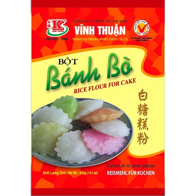 Bột Bánh Bò Vĩnh Thuận gói 400g -