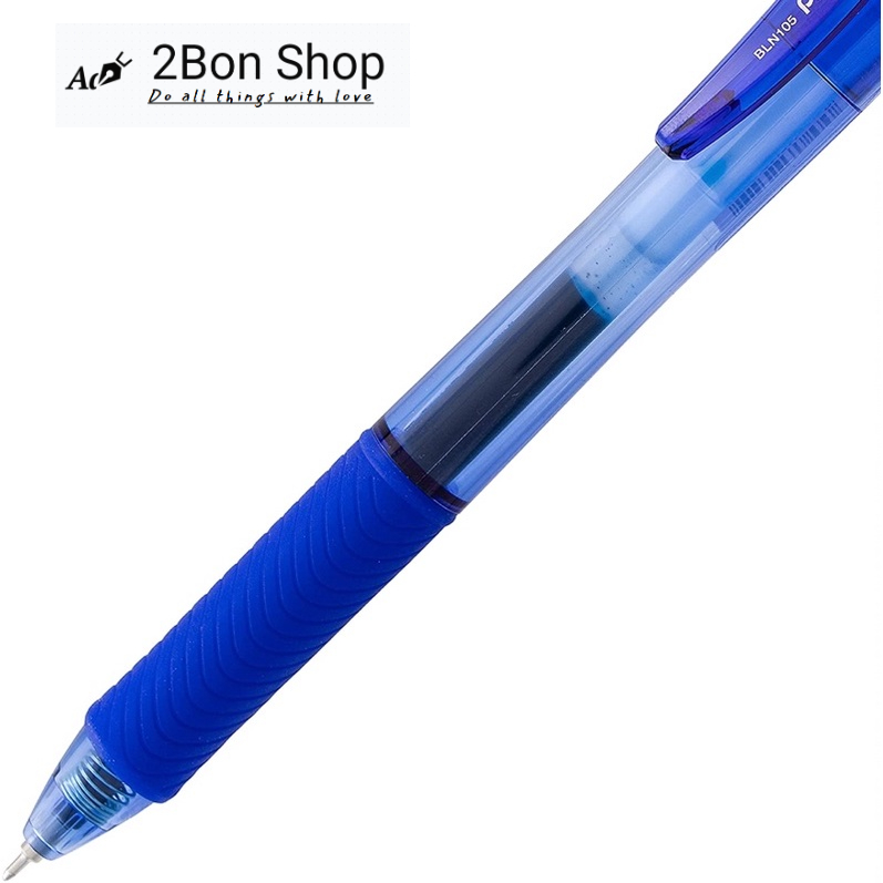 Pentel Energel BLN105 Màu Xanh | Trơn Mượt Siêu Nhanh Khô | Bút Bi Nước Màu Xanh