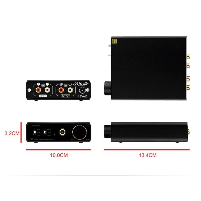 BỘ KHUẾCH ĐẠI ÂM THANH NGHE NHẠC LOSSLESS AMP NFCA HIFI 6.35MM TOPPING L30