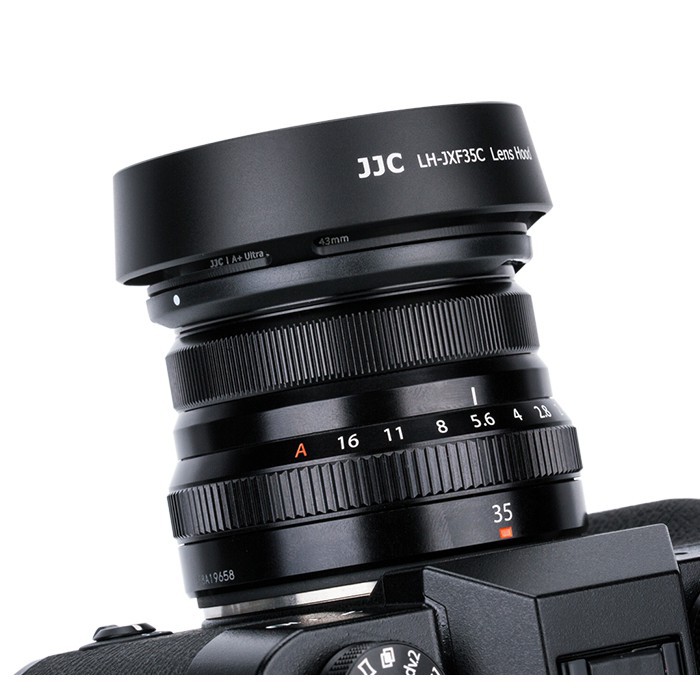 Loa Che Nắng Cho Ống Kính Máy Ảnh Fujifilm Lh-Xf35-2 Fujifilm Xf 35mm F / 2, Xf 23mm F / 2 R Wr, Xc 35mm F2