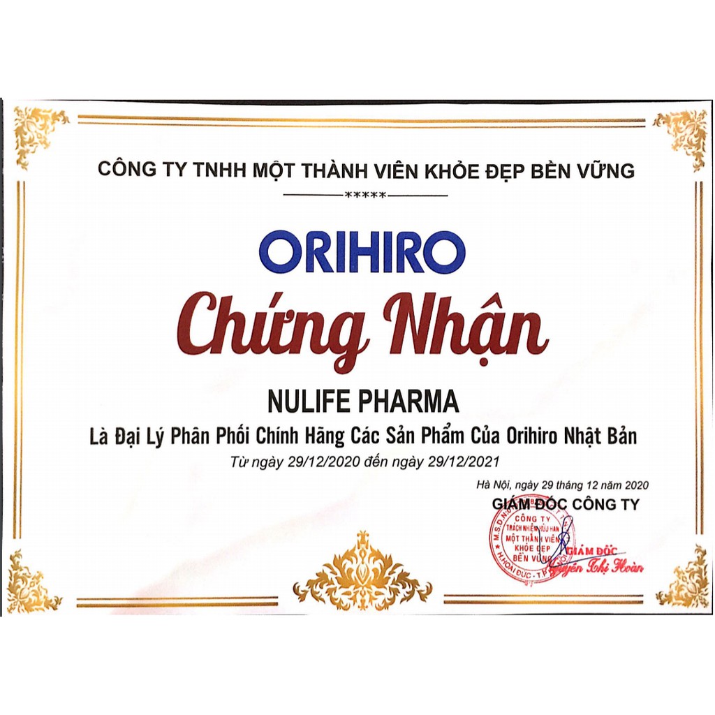 Viên uống hỗ trợ điều trị tai biến Nattokinase Orihiro 60 viên (pp chính hãng) | BigBuy360 - bigbuy360.vn
