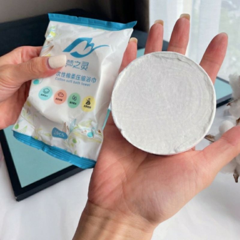 Khăn Tắm Nén Bỏ Túi Du Lịch