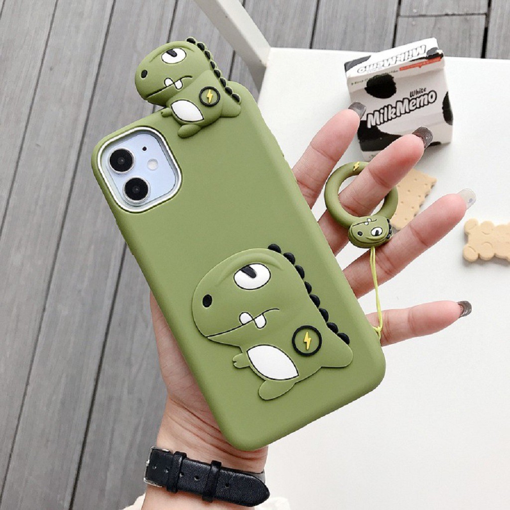 Ốp Lưng Iph.0ne ⚡ Ốp Iph.0ne SIlicon Case KHỦNG LONG TIA SÉT ⚡ iPh.0ne 6P/7/8/7plus/8plus/x/xs/xs max/11/11PM - Tuancase