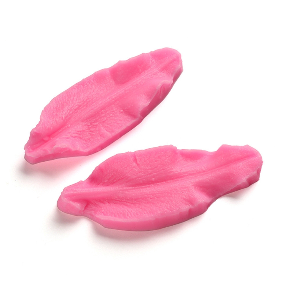 Set 2 Khuôn Silicone Tạo Hình Hoa Lily Trang Trí Bánh