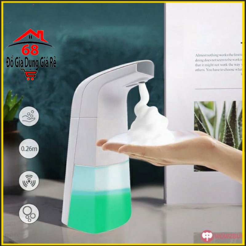 Bình đựng nước rửa tay cảm biến tự động tạo bọt siêu tiện ích