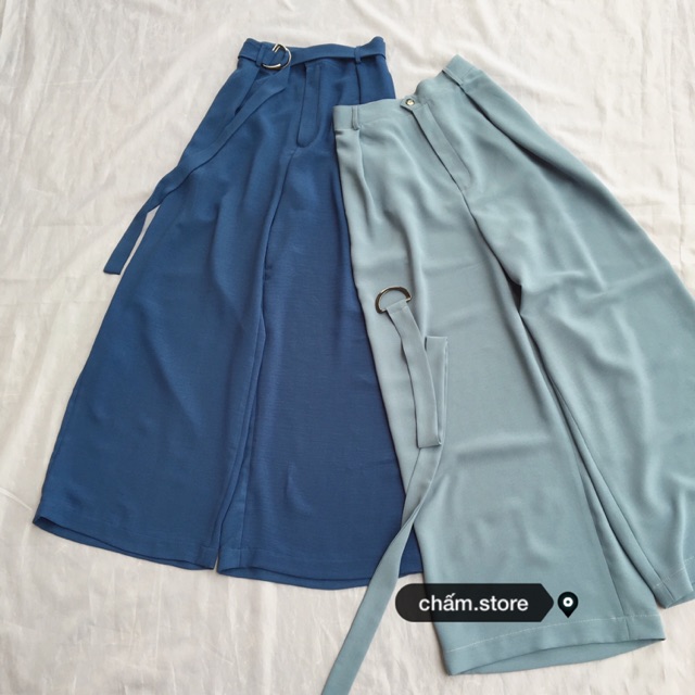 Culottes-quần ống rộng kèm belt ( designedbyChấm )