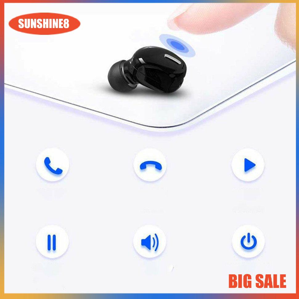 【SUN】[NEW]Wireless Earphone Stereo Wireless Headphone Noise ReductSingle Earphone