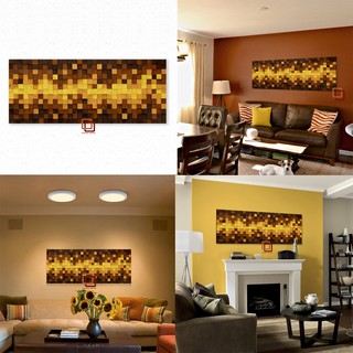 Tranh gỗ trang trí 3d vàng đất - kích thước 30x80cm
