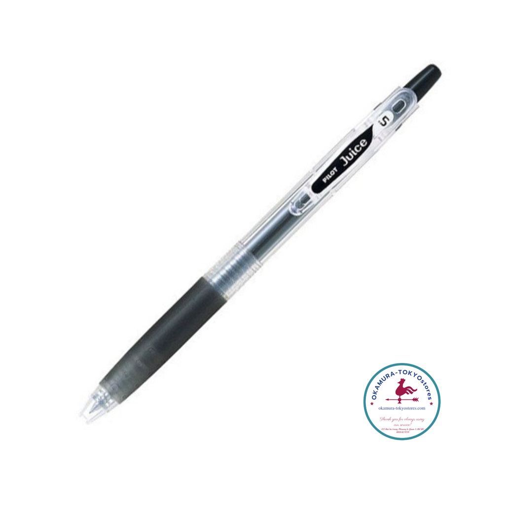 Bút mực gel juice màu đen, Pilot, nhanh khô không phai màu cho nhân viên văn phòng học sinh sinh viên, ngòi 0.5mm