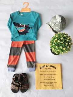 Set 5 bộ bozip bé trai 6-15kg