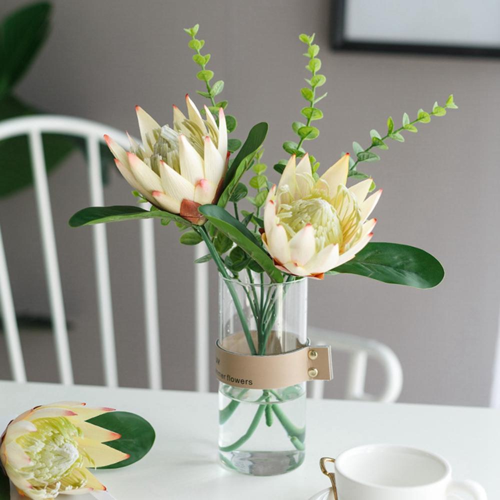 Khăn Trải Bàn Vải Lụa Họa Tiết Hoa Đơn Giản|Phụ Kiện Hoa Trang Trí Nhà Cửa Dịp Lễ Hội