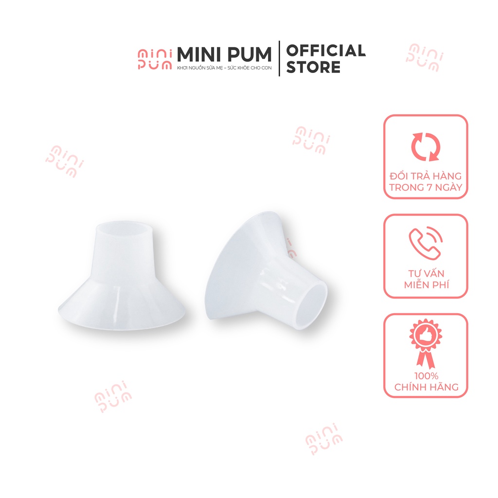 Trợ phễu Silicon Mini Pum - Đệm giảm size phễu cho phễu size 21-27, dùng được cho cả phễu nhựa (1 chiếc)