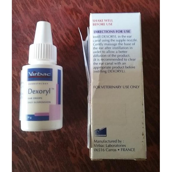 Thuốc Dexoryl điều trị viêm tai chó mèo 10g20