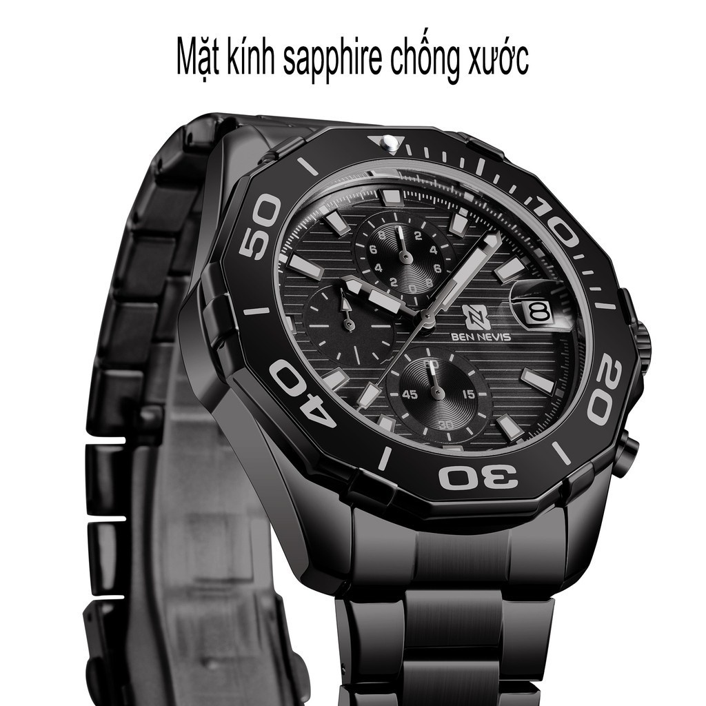 Đồng Hồ Nam Ben Nevis Máy Quartz Bền Bỉ - Đồng Hồ Thời Trang Nam Thương Hiệu Nhật Bản, Chính Xác, Chống Xước, Chống Nước | BigBuy360 - bigbuy360.vn