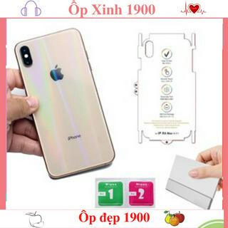 [Mã ELMSM3 giảm 20K đơn bất kì] MIẾNG DÁN PPF MẶT SAU IPHONE - TẶNG KÈM BỘ GIẤY LAU DÁN PPF