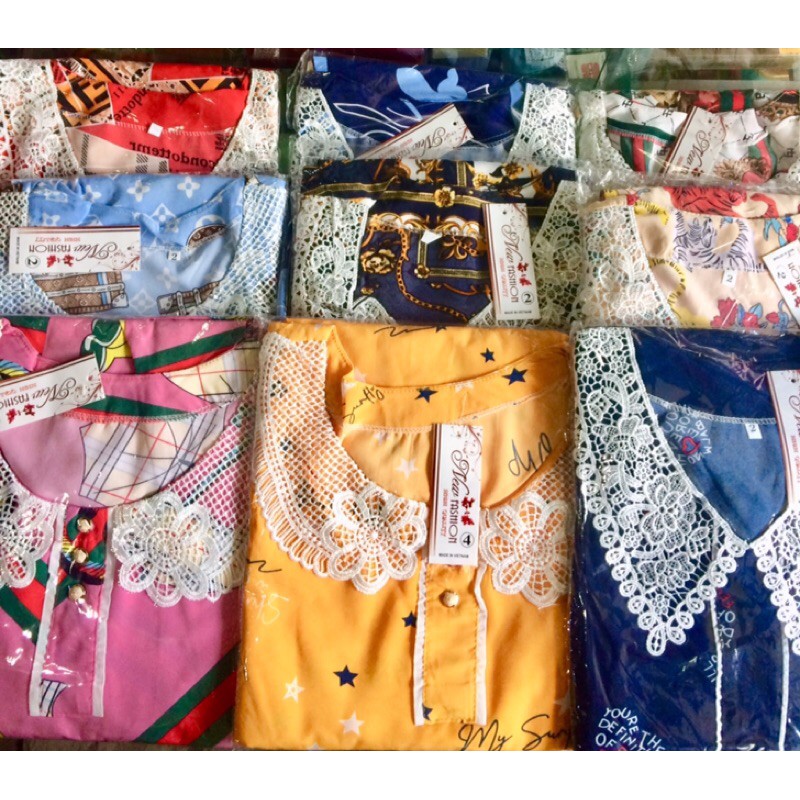 Đồ bộ tiểu thư cổ ren siêu cute | BigBuy360 - bigbuy360.vn