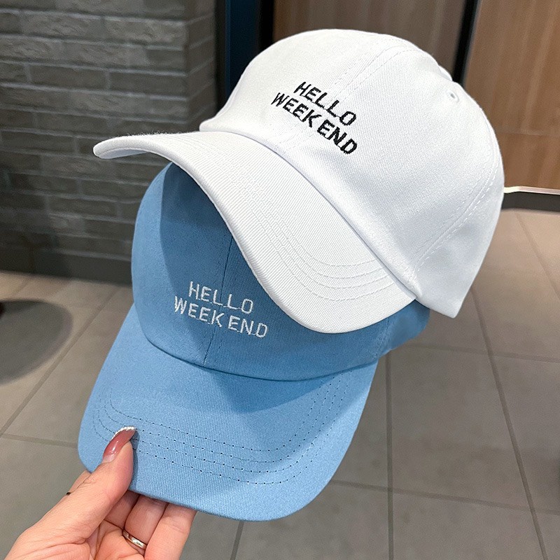 Mũ Lưỡi Trai Weekend 445 Phong Cách Ulzzang Form Unisex Nam Nữ - Hata24h