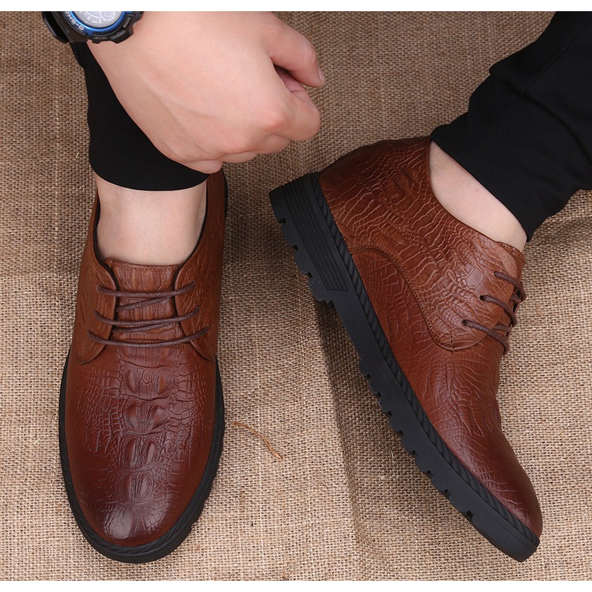 [XẢ KHO ĐỒNG GIÁ 299K] GIÀY NAM DA BÒ THẬT ISHOESVN GIÁ 299K-Ab1 | WebRaoVat - webraovat.net.vn