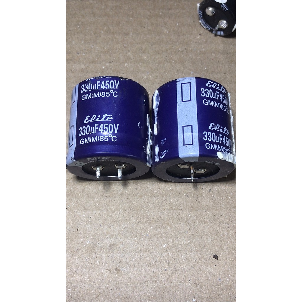 Tụ hóa tụ phân cực, 330uf 450v  tháo máy