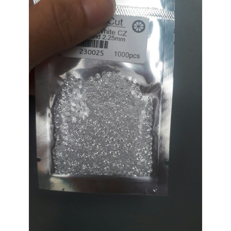 Đá Đính Răng cao cấp 2.25 combo 10 viên