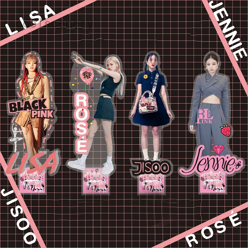 Tượng Mô Hình Nhân Vật Jennie Lisa Nhóm BLACKPINK