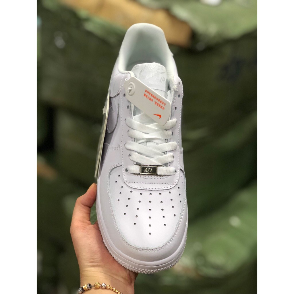 Giày 𝐍𝐈𝐊𝐄 𝐀𝐈𝐑 𝐅𝐎𝐑𝐂𝐄 trắng full thấp , giày Sneaker AF1 Full Trắng thấp Cao Cấp Full Size Nam Nữ Full Box Full Bill