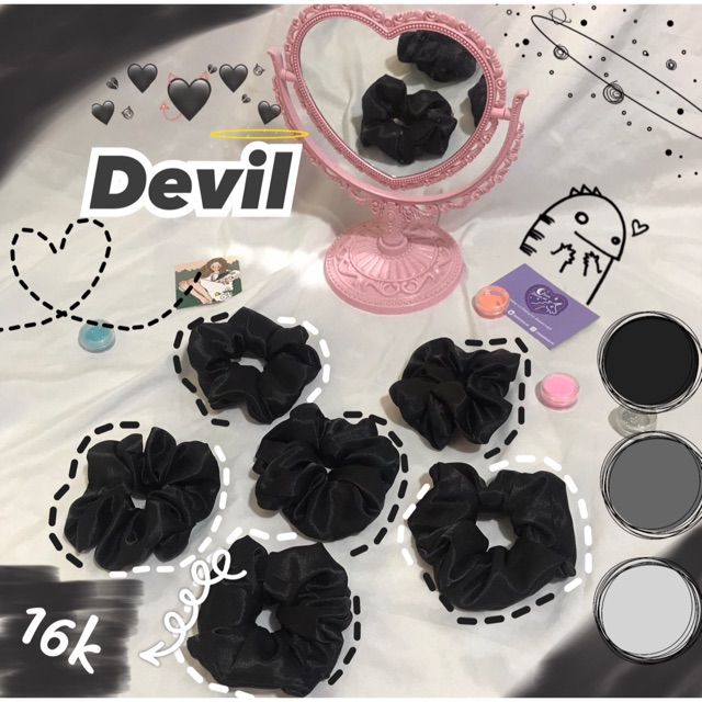 [Flash sale] Scrunchies - Cột tóc dây vải @neonmoonvn